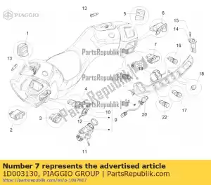 Piaggio Group 1D003130 pulserend avviamento - Onderkant