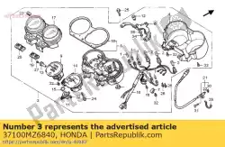 Aqui você pode pedir o pente de montagem de medidor em Honda , com o número da peça 37100MZ6840: