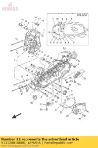 yamaha 913120810000 bout - Onderkant