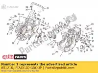 851210, Piaggio Group, carter. paio aprilia  mxv 450 2008 2009 2010, Nuovo