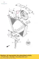 1774247H00, Suzuki, bracket comp,ra suzuki gsx r 1000 2009 2010 2011 2012 2014 2015 2016, New