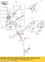 Here you can order the clamp,brake hose vn900b6f from Kawasaki, with part number 921710770: