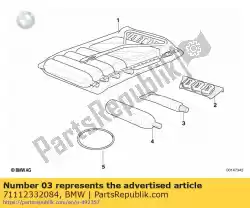 Qui puoi ordinare adesivo da BMW , con numero parte 71112332084: