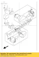 3560431F30, Suzuki, lampe assy, ??arrière suzuki gsf gsx r 600 750 1000 1200 2000 2001 2002 2003 2004 2005, Nouveau