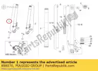 898070, Piaggio Group, Rh hub cpl. aprilia  shiver zd4rab00, zd4rad00 750 2007 2008 2009 2010 2011 2012 2013 2014 2015 2016, Nuovo