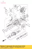 1XDE511B0000, Yamaha, uszczelnienie olejowe yamaha  yxc yxe yxm 700 850 1000 2014 2015 2016 2017 2018 2019 2020 2021, Nowy