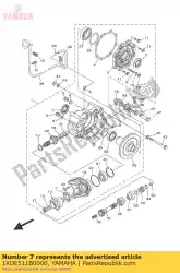 Here you can order the oil seal from Yamaha, with part number 1XDE511B0000: