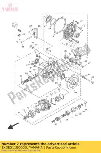 yamaha 1XDE511B0000 oil seal - Bottom side