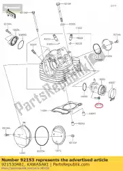 Here you can order the bolt,6x20 from Kawasaki, with part number 921530481: