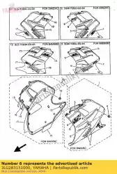 Ici, vous pouvez commander le emblème auprès de Yamaha , avec le numéro de pièce 3LG283151000: