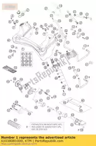 ktm 61038081000 oil tank kpl. 05 - Bottom side