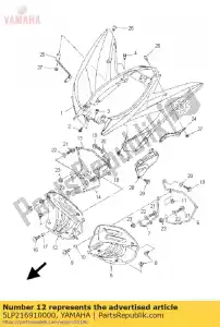 yamaha 5LP216910000 solapa - Lado inferior