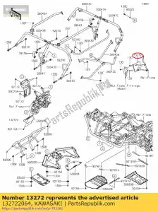 kawasaki 132722064 01 plato - Lado inferior