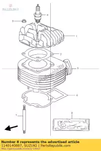 suzuki 1140140887 set di guarnizioni - Il fondo