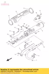 Here you can order the plate 1 from Yamaha, with part number 5NDE477K0200: