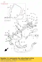 Here you can order the cover handle 1 from Yamaha, with part number 5SEF61433100: