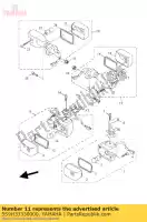 5S9H33330000, Yamaha, schroef, lensbevestiging yamaha yw 125 2010, Nieuw