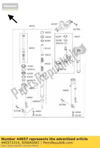 Kawasaki 440371319 uchwyt-widelec pod ex500-d1 - Dół