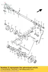 Ici, vous pouvez commander le entretoise, soupape ex. Auprès de Suzuki , avec le numéro de pièce 1126329E00: