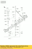 430261062, Kawasaki, freno de tapa kmx125-a1 kawasaki kle klr kmx tengai 125 200 500 650 1986 1987 1988 1989 1990 1991 1992 1995 1998 1999 2001 2002, Nuevo