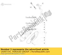 1A007191, Piaggio Group, hitzeschutz vespa rp8m45510, rp8m45820, rp8m45511 rp8m45610, rp8m45900 rp8m45610, rp8m45900, rp8m45611, rp8m45901,  rp8md3200,  vespa gts zapma3100, zapma3200 zapma3200, zapma3100 zapma3700 zapmd3200 zapmd3200, zapmd3201 0 125 150 2016 2017 2018 2019 2020 2021 2022, New