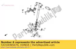 Here you can order the shaft comp,strg from Honda, with part number 53310HN5670: