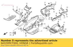 Here you can order the step, floor from Honda, with part number 64320MCT000: