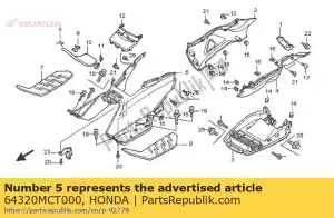 honda 64320MCT000 step, floor - Bottom side