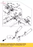 4DG149040400, Yamaha, zespó? ga?nika 4 yamaha xj xjn xjs 600, Nowy