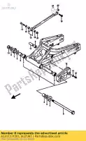 6121117C00, Suzuki, geen beschrijving beschikbaar suzuki gsx r750 r1100 r750r 750 1100 , Nieuw