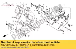 Aqui você pode pedir o corpo comp., rr. Quadro, armação em Honda , com o número da peça 50200KSC730: