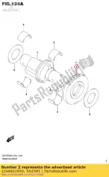 Here you can order the gear,crank bala from Suzuki, with part number 1266601H00: