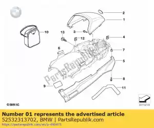 bmw 52532313702 parte della coda rivestita di prima qualità - Il fondo