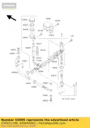 Here you can order the hose-brake,rr master vn800-c1 from Kawasaki, with part number 430951148: