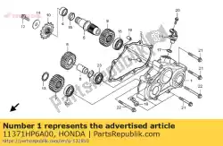 Aqui você pode pedir o capa, redução g em Honda , com o número da peça 11371HP6A00: