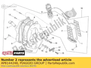 Piaggio Group AP8144248 intake hose - Left side