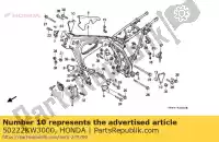 50222KW3000, Honda, Nessuna descrizione disponibile al momento honda nx 250 1988 1989 1990 1991 1993, Nuovo