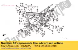 Qui puoi ordinare nessuna descrizione disponibile al momento da Honda , con numero parte 50222KW3000: