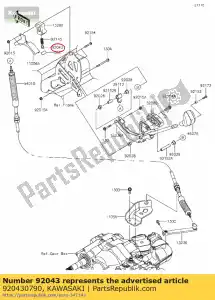 kawasaki 920430790 pin kaf820bff - Il fondo