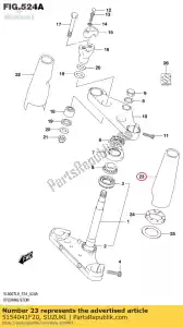 suzuki 5154041F20 couvercle, supérieur, l - La partie au fond