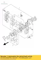 5910018G00999, Suzuki, compasso de calibre, fr suzuki gsx r 1000 2003, Novo