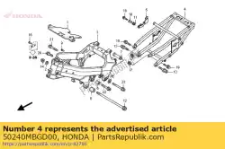Here you can order the rail comp., seat from Honda, with part number 50240MBGD00: