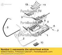 65663700VU, Piaggio Group, fu? raumcover     , Nowy