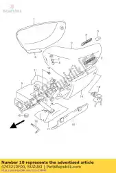 Here you can order the cap,tool holder from Suzuki, with part number 4743210F00: