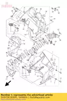 5VSY283J00P0, Yamaha, corpo, frente inferior 1 yamaha fjr 1300 2003 2004 2005, Novo