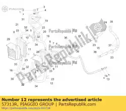 Tutaj możesz zamówić dolna lewa rura ?? Cz? Ca ch? Odnic? Od Piaggio Group , z numerem części 57313R:
