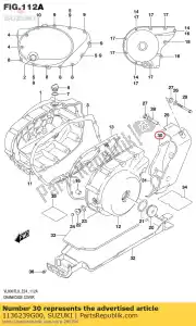 Suzuki 1136239G00 coussin, sec dr - La partie au fond