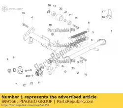 Here you can order the lateral stand from Piaggio Group, with part number 899166: