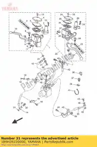 Yamaha 1B9H39220000 palanca 2 - Lado inferior