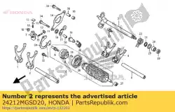 Tutaj możesz zamówić widelec, l. D? Wignia zmiany biegów (g?ówna) od Honda , z numerem części 24212MGSD20: